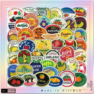 100 sticker nhãn dán thực phẩm được ưa chuộng nhất không trùng mẫu trang trí mũ bảo hiểm ốp lưng cực đẹp