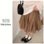 Milyfashion Màu Cà Phê Phong Cách Mới Chấm Bi Chữ a Thiết Kế Váy Niche Phiên Bản Hàn Quốc Cao Cấp Ôm Hơn Nhìn Ngọt Ngào Váy Ngắn B2CL