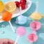 4 Miếng Kẹo Lollipop Khuôn Làm Kem Silicon Có Thể Tái Sử Dụng Nhiều Màu Sắc Chống Dính Khuôn Máy Làm jiwvn