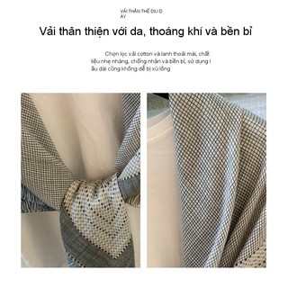 Khăn lanh kẻ sọc nhỏ 130x130cm - Mỏng mát, chống nắng summer, thời trang mới với cảm giác cao cấp