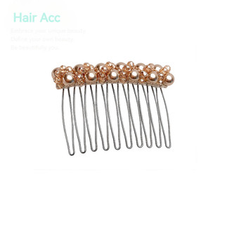 Lược chèn tóc cao cấp phong cách Hàn Quốc với ngọc trai, tiện dụng cho việc tạo kiểu tóc