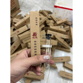 combo 5 cóng nước uống hút thuỷ tinh tàu mẫu mới  kèm hộp cho chim chào mào chim khuyên