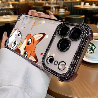 Ốp Điện Thoại Zootopia Jodie Judy Nick Trong Suốt Cho Xiaomi 17 Pro Max 15 14 13 11 Lite 15T 14T 13T 12T Pro Mềm Chống Rơi
