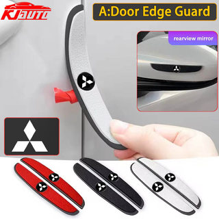 Mitsubishi Cửa Ô Tô Chống Va Chạm Dải Cửa Ô Tô Cản Góc Cửa Silicon Khóa Bảo Vệ Bao Silicon Giảm Sốc Miếng Lót Cho Ralliart Xforce Mirage Triton Xpander Lancer ASX