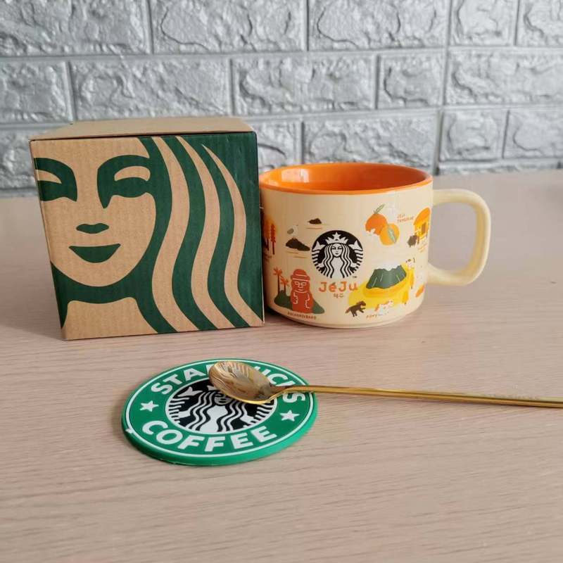 Cốc sứ starbucks đẹp cao cấp văn phòng cà phê Hàn Quốc cỡ lớn | BigBuy360 - bigbuy360.vn