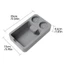 Yoo Silicone Box Base Tamper Station Phụ kiện cà phê Kết cấu silicon