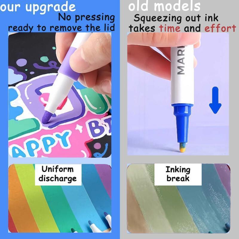 An Toàn Bút Acrylic Marker | Màu Rực Rỡ Chấm Khô Nhanh | Bền Màu Vẽ Trên Mọi Chất Liệu | DIY Thủ Công