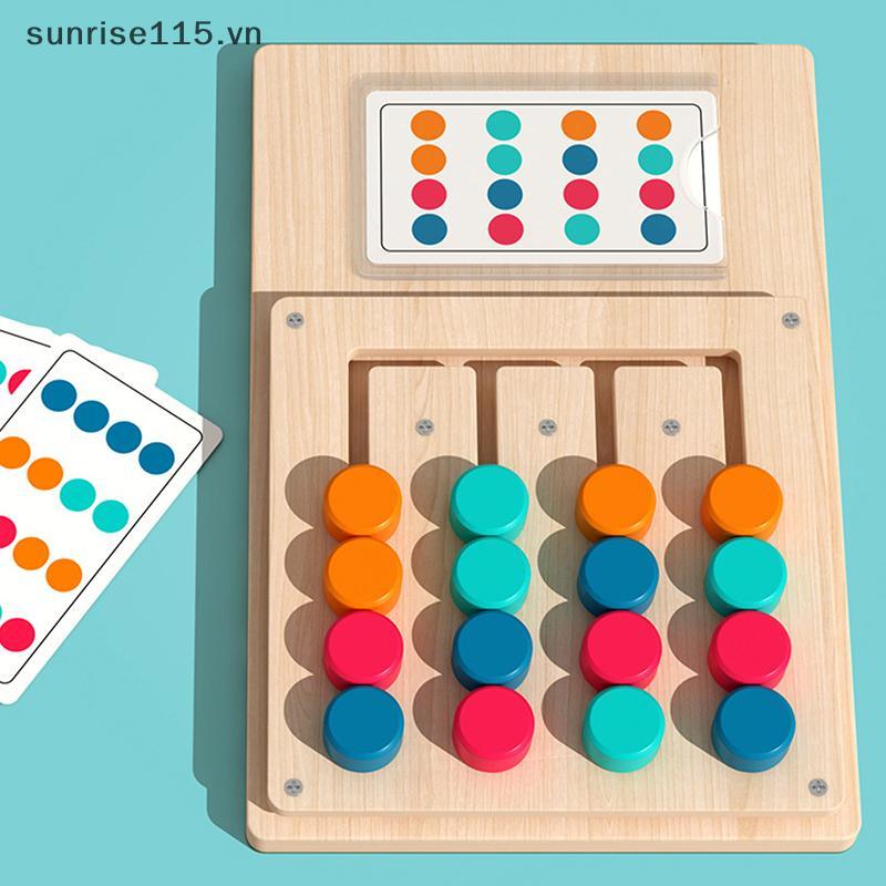 Đồ chơi xếp hình phối màu SRVN, Trò chơi trêu ghẹo trí não Montessori dành cho trẻ em 3, 4, 5, 6, 7 tuổi, Đồ chơi đi bộ đường trường cho bé trai và bé gái.
