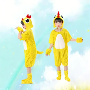 💕Chỗ💕 Trẻ Em Gà Vịt Động Vật Múa Trang Phục Quần Áo Cho Bé Gái 3-12 Tuổi Mới Lạ Halloween Giáng Sinh