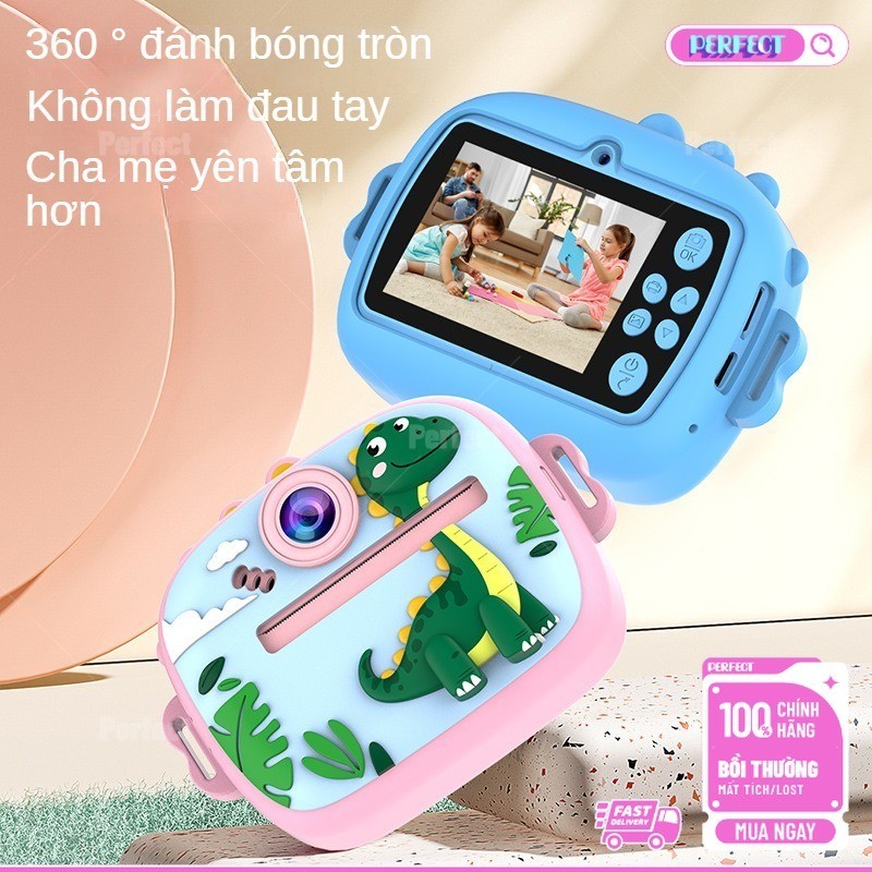 Đồ Chơi Máy Ảnh In Ngay Trẻ Em - Mini Cute Hoạt Hình Cao Cường