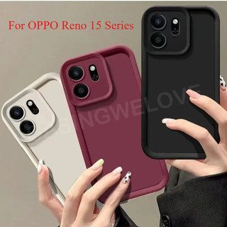 Ốp Điện Thoại Cho OPPO Reno 15 Pro Max 15F Reno15 F Pro Vỏ Điện Thoại Silicon Mềm TPU Chống Sốc Mặt Sau Bảo Vệ