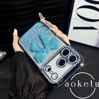 Đèn flash kim cương sang trọng nhẹ phù hợp cho vỏ điện thoại Apple 17promax, iPhone 16pro, niche nữ 15pro, cao cấp 14, trong suốt bao gồm tất cả các vỏ bảo vệ chống rơi 13