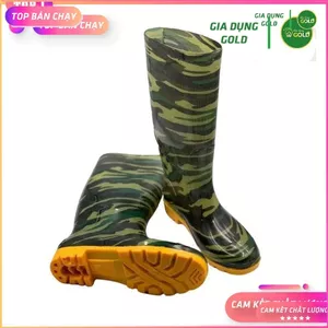 Ủng Cao Su Rằn Ri Nam đế cứng - Ủng Rằn Ri BẢO HỘ LAO ĐỘNG ( Ảnh Tự Chụp )