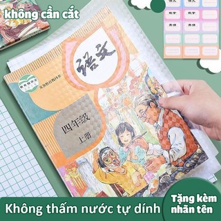 Decal Bọc Sách Vở​ Chống Nước và Chống Rách hiệu quả, với bề mặt Trong Suốt và keo Tự Dính chắc chắn, bảo vệ tối ưu