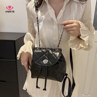 HWETR 2025 Mùa Hè Mới Giá Trị Cao Niche Thiết Kế Ba Lô Nữ Thời Trang Dây Xích Túi Nhỏ Nữ Ba Lô Mới