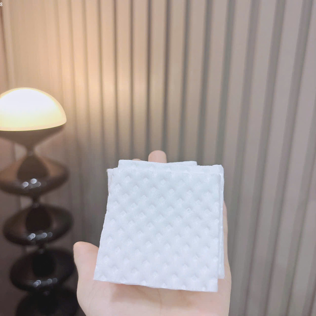 Bông Tẩy Trang Alucos LOVELY 210 Miếng Siêu Xịn, Mềm Mịn, Bông Tẩy Trang Cotton 100% Ép Viền Dịu Nhẹ Cho Da An Lành