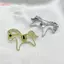Pony PinAccessory thời trang với thiết kế rỗng - Phù hợp làm phụ kiện sang trọng cho áo khoác và túi xách, món quà ý nghĩa dành cho nam nữ