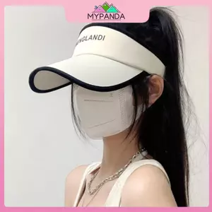 MYPANDA Dài Vành Mũ Dành Cho Nữ Cô Gái Chống Tia UV Chống Nắng Bonnet Mùa Hè Chạy Thể Thao Nữ Du Lưỡi Mũ Tấm Che Đầu Trống.