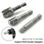 SAIA 3 Cái / bộ Ổ Cắm Bit Adapter, Đầu Vuông Chrome Vanadi Thép Tác Động Khoan Ổ Cắm Adapter, Bền 1 / 4 "3 / 8" 1 / 2 "Hex Shank 50mm Thanh Ổ Cắm Adapter Phụ Kiện Dụng Cụ Điện