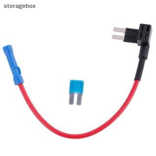 [Hộp lưu trữ] 1 Cái / 2 Cái / 5 Cái micro2 Cầu chì vòi THÊM-A-CIRCUIT de ATR Giá đỡ cầu chì mini Cầu chì 15A Đẹp