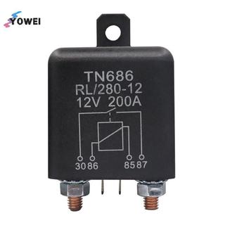 Rơle khởi động dòng điện cao YOWEI 200A 100A 12V / 24V Điện ô tô Rơle khởi động dòng điện nặng Rơle xe VN