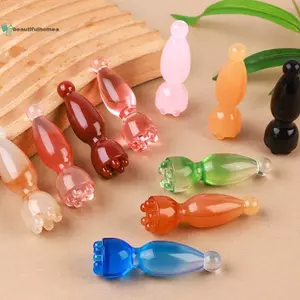 BeautifulHomeA Smooth Face Massage Dụng Cụ Nhựa Gua Sha Chăm Sóc Da Mặt Massage Sti pod Shape Massage Mặt Vật Lý Trị Liệu Dụng Cụ VN