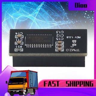 Dioo Bộ xử lý mã hóa an toàn DIOO Mô -đun TPM 2.0 cho bộ nhớ PC DDR4 với 20Pin 2x10p Chip Gigabyte Bo mạch chủ tương thích Windows 11