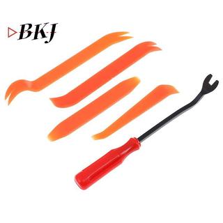 [KJ] Bộ 5 Bảng Điều Khiển Cửa Xe Loại Bỏ Viền Bộ Dụng Cụ Kẹp Nhựa Dây Buộc Tẩy [Mới]