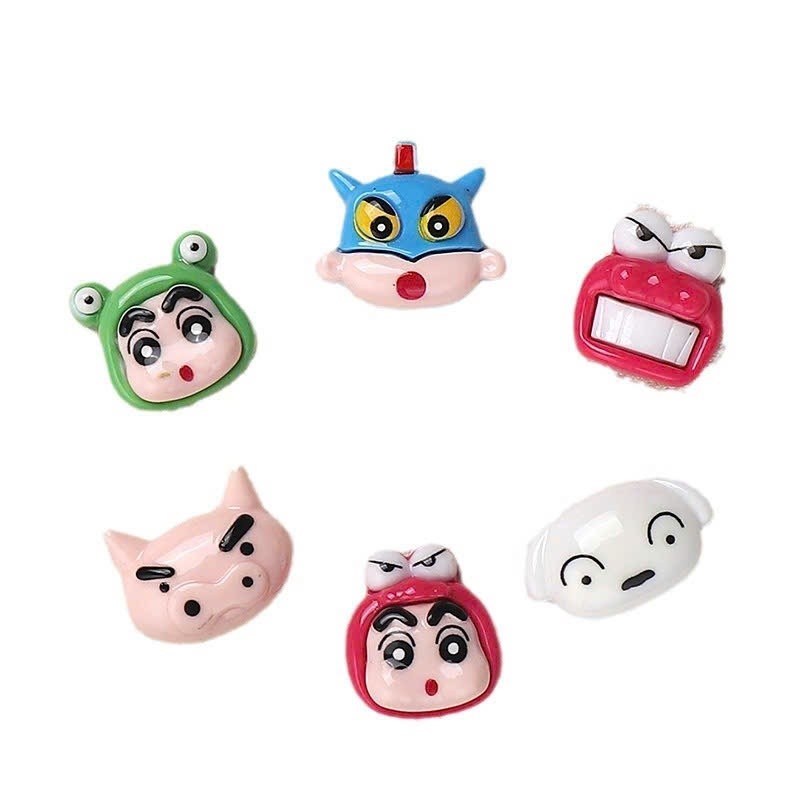 Set charm đầu Shin cậu bé bút chì mini cute- Set gắn dép siêu hot hit trend new 2026