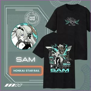 Áo Thun Cosplay Firefly Honkai Star Rail - Vải Full Graphic, Tay Ngắn, Phù Hợp Mùa Hè