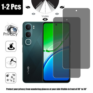 1-2 Chiếc Vivo Y31 Kính Cường Lực Chống Gián Điệp Bảo Vệ Màn Hình Riêng Tư Cho Vivo Y39 Y29t Y29s Y29 Y31d Y21d Y19s Y38 Y100 Y28 Y18 Y04 4G 5G Phim Bảo Vệ Kính Chống Va Đập