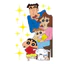 Crayon Shin-Chan Dán Tường Dễ Thương Ngộ nghĩnh Hoạt Hình Anime Kính Cửa Sổ Dán Xe Điện Dán Xe Ô Tô Chống Thấm Nước