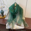 Khăn Hijab PYCOU, Khăn choàng chống nắng dài mềm mại, Ngọc trai lấp lánh trơn sọc thoáng khí dành cho nữ