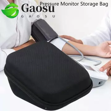 Túi bảo vệ máy đo huyết áp GAOSU, Hộp đựng máy đo huyết áp vỏ cứng chống sốc, Thiết kế lưới di động Vỏ cứng dung tích lớn cho máy đo huyết áp