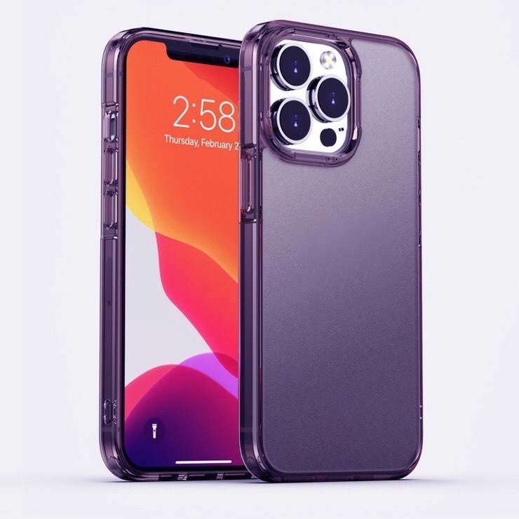 [Chính Hãng] Ốp Lưng Nhám Mờ Likgus HUAN Cho iPhone 13 Đến 16 Pro Max - Viền Dẻo Chống Sốc, Kháng Vân Tay, Chống Ố
