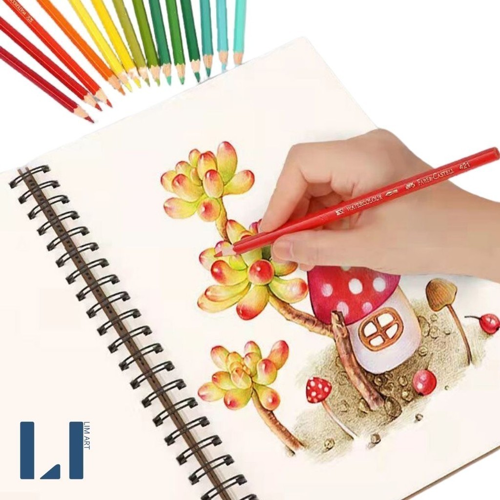 Sổ vẽ ký hoạ A3 A4 A5 50 tờ,100 trang dày 130 gsm,giấy kem mịn, độ nhám nhẹ giúp bám chì tốt