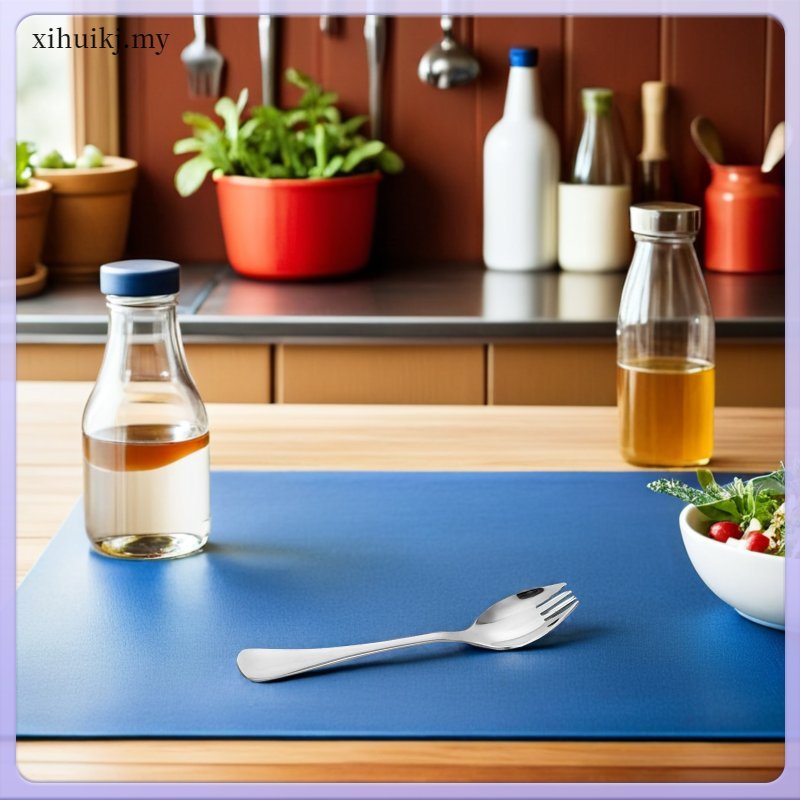 Salad Hike Thìa Và Nĩa Thìa Đo Bằng Thép Không Gỉ Sporks 18.50X3.00X1.50CM Bạc