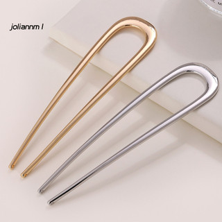 Kẹp Tóc Hình Chữ U Hợp Kim Bạc Vàng Thanhtags, Chống Trơn Trượt, Phù Hợp Với Updo Bun