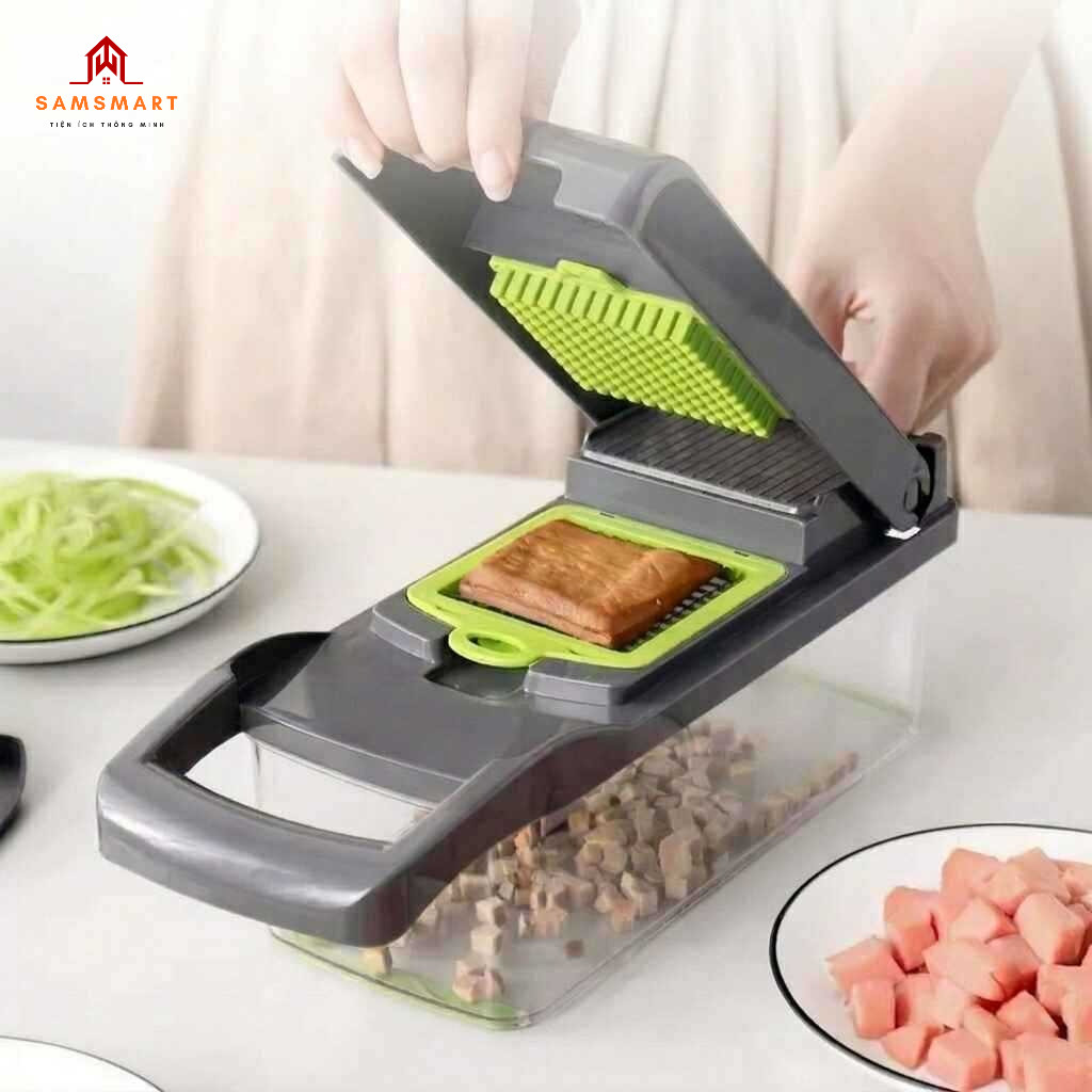 Bộ Dụng Cụ Cắt Thái Nạo Rau Củ Quả Đa Năng 12 Món – Kèm Hộp Đựng Tiện Lợi