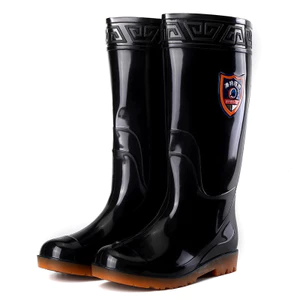 Aust Tread Mưa Bảo Vệ Lao Động Giày Đi Mưa Cao Cấp Nam 819 Đen PVC Giày Đi Mưa Bảo Vệ Lao Động Giày Cao Su Làm Việc Chống Thấm Nước Nhà Sản Xuất Bán Buôn W