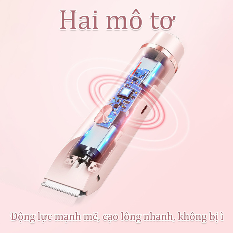Máy triệt lông đa năng, thiết kế hai đầu,sử dụng được cho toàn thân và vùng kín, an toàn, chống nước, dễ mang theo