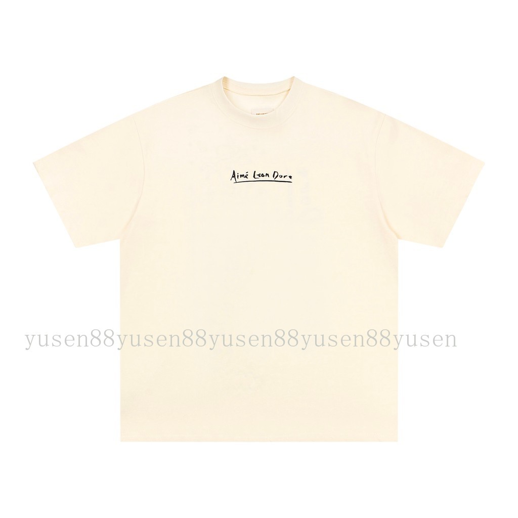 Chất Lượng Cao Phong Cách Mới Ai88 Leo8D88e8 Street Loose Casual Cotton Nguyên Chất Áo Thun Tay Ngắn