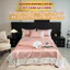Bộ chăn ga gối kèm chăn hè chần bông chất liệu phi lụa MemminbeddingLuxury thiết kế sang trọng có độ bóng nhẹ