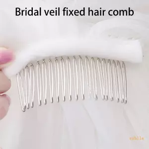 Exhila 10lot Cô Dâu Lược Tóc Bé Gái Tóc Mỏng Mịn Lược Cưới Tóc Stlying