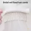 Exhila 10lot Cô Dâu Lược Tóc Bé Gái Tóc Mỏng Mịn Lược Cưới Tóc Stlying
