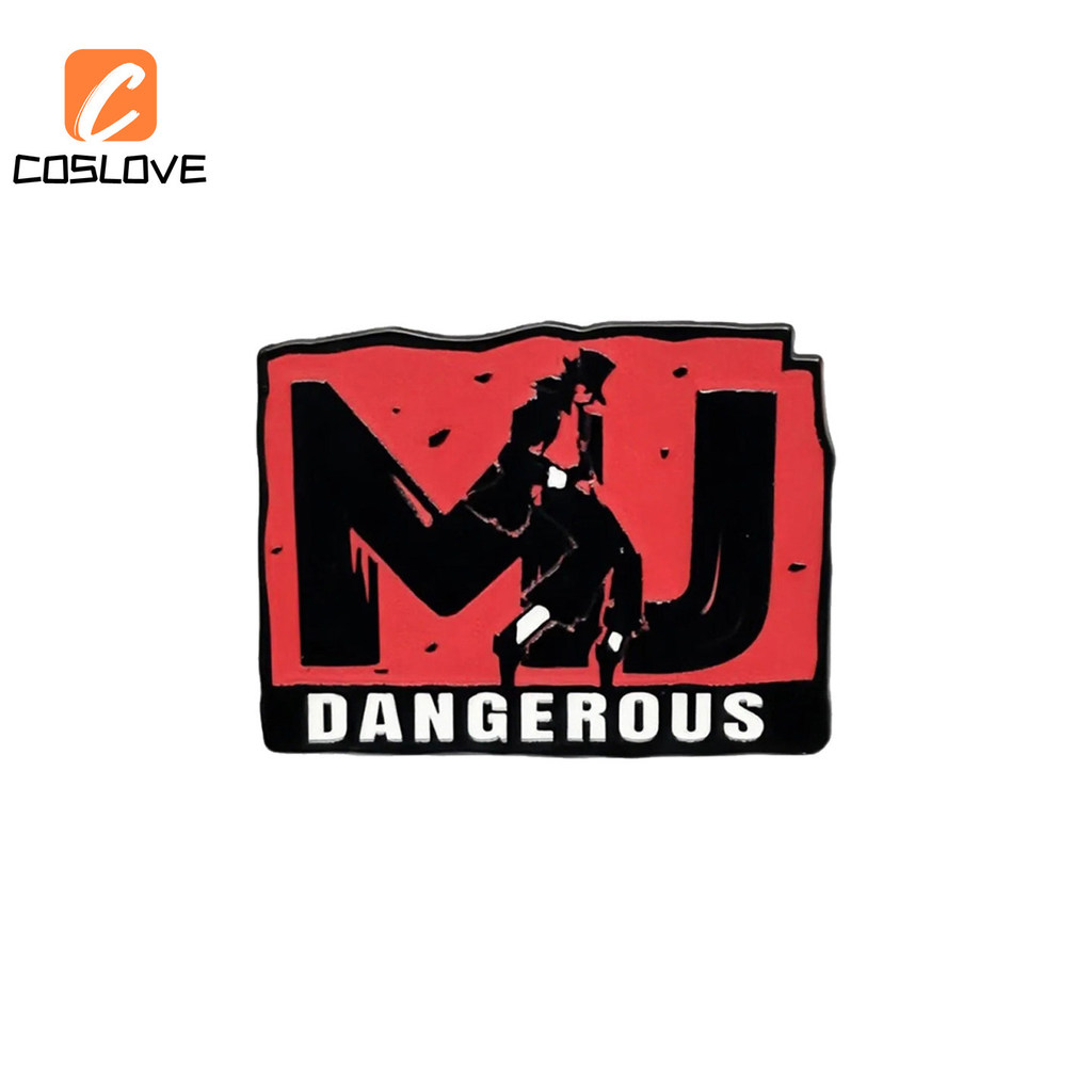 Micheal Jackson Fan Made - Huy hiệu nhỏ cho túi và quần áo, họa tiết cổ điển từ album