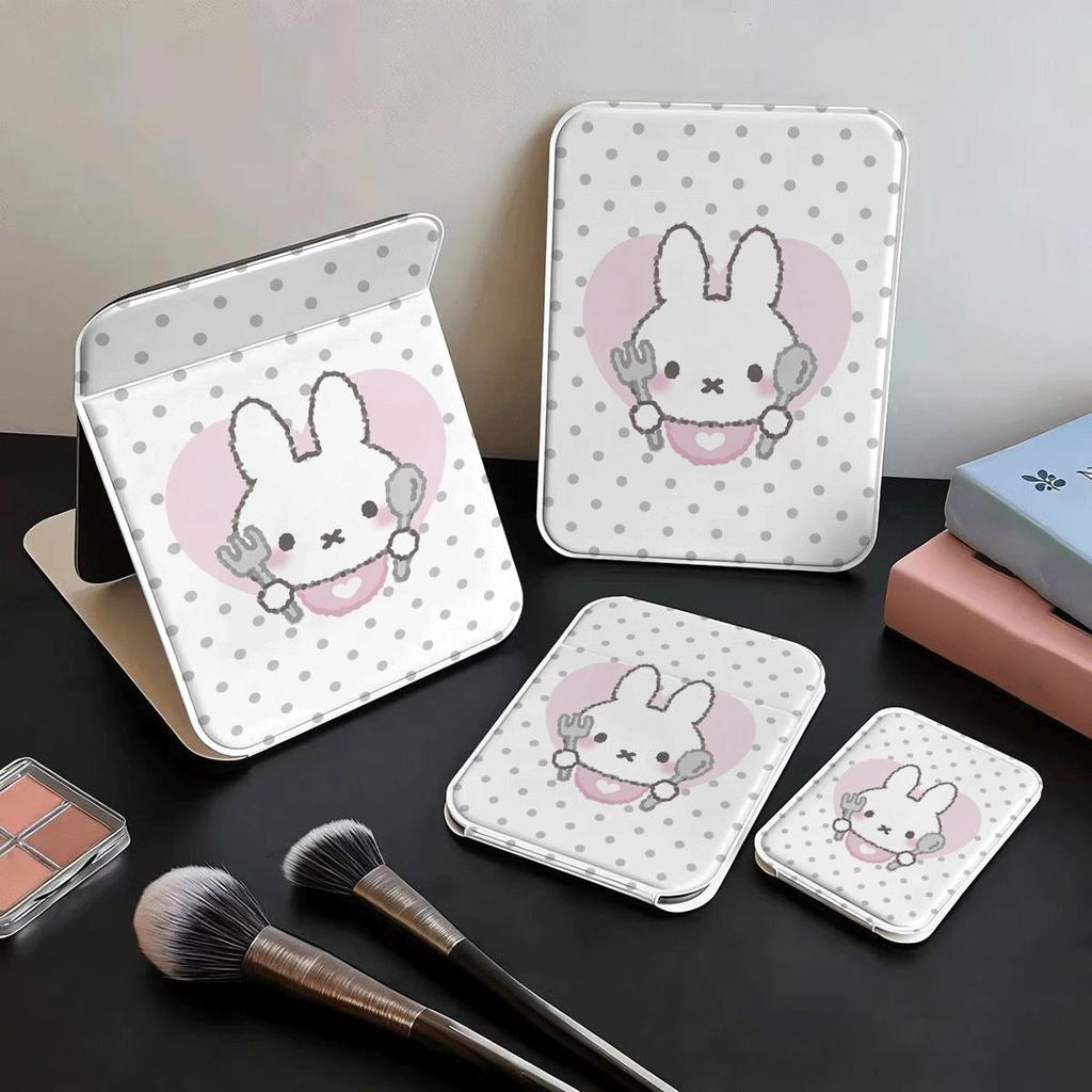 Thỏ tình yêu Gương Trang Điểm Gấp Đơn Giản Chất Lượng Cao Thời Trang