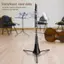 Toyuvn Mingzhe Clarinet Stand Folding Tripod Holder Phụ kiện di động Hãng thép đáng tin cậy Màu đen
