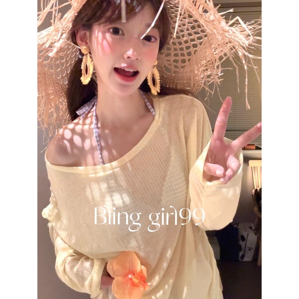 Quần Short và Áo Thun Bikini Đồ Bơi Cho Nữ