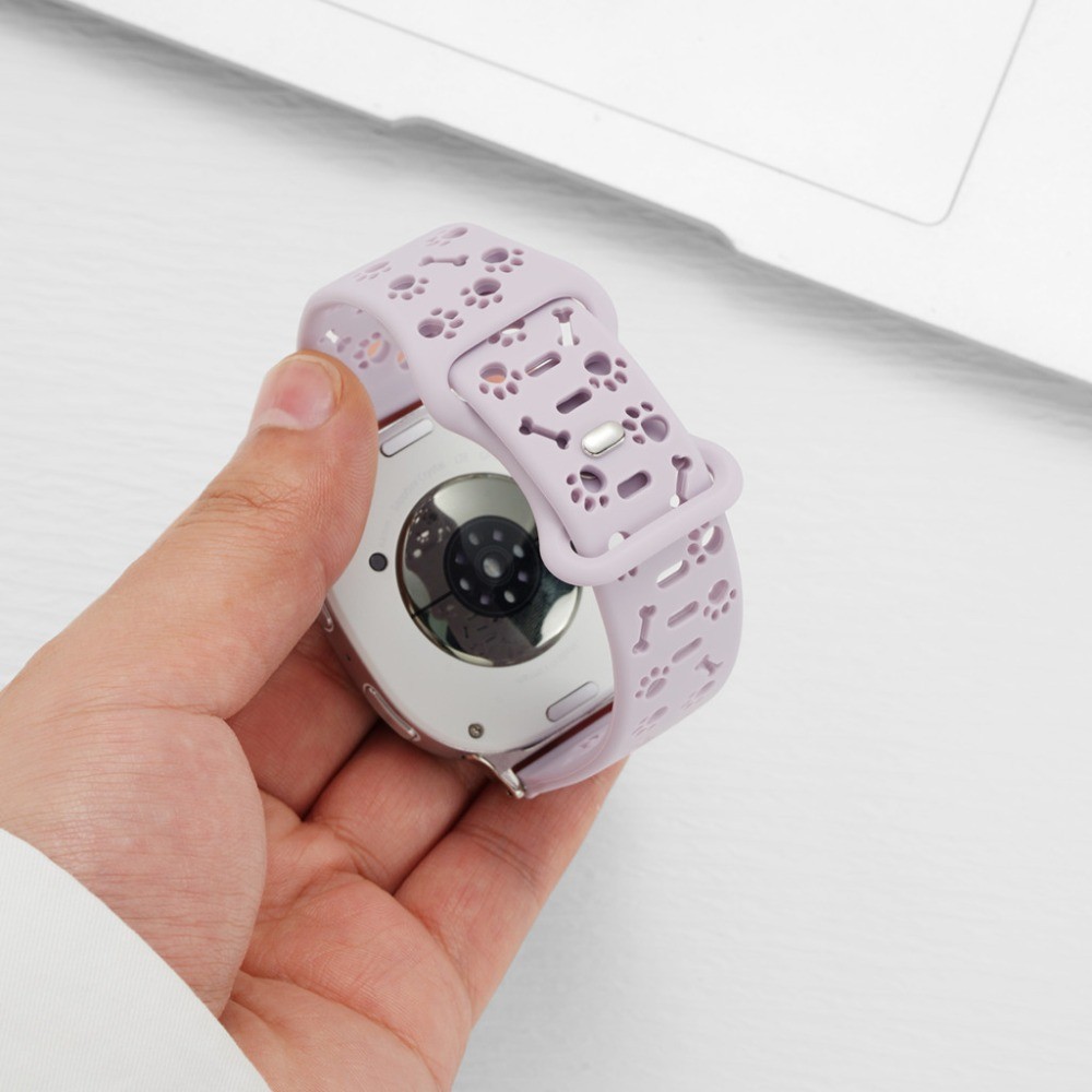 Dây đeo silicon cho Samsung Galaxy Watch 8 40 / 44mm 8 dây đeo đồng hồ 46mm cổ điển Phụ kiện
